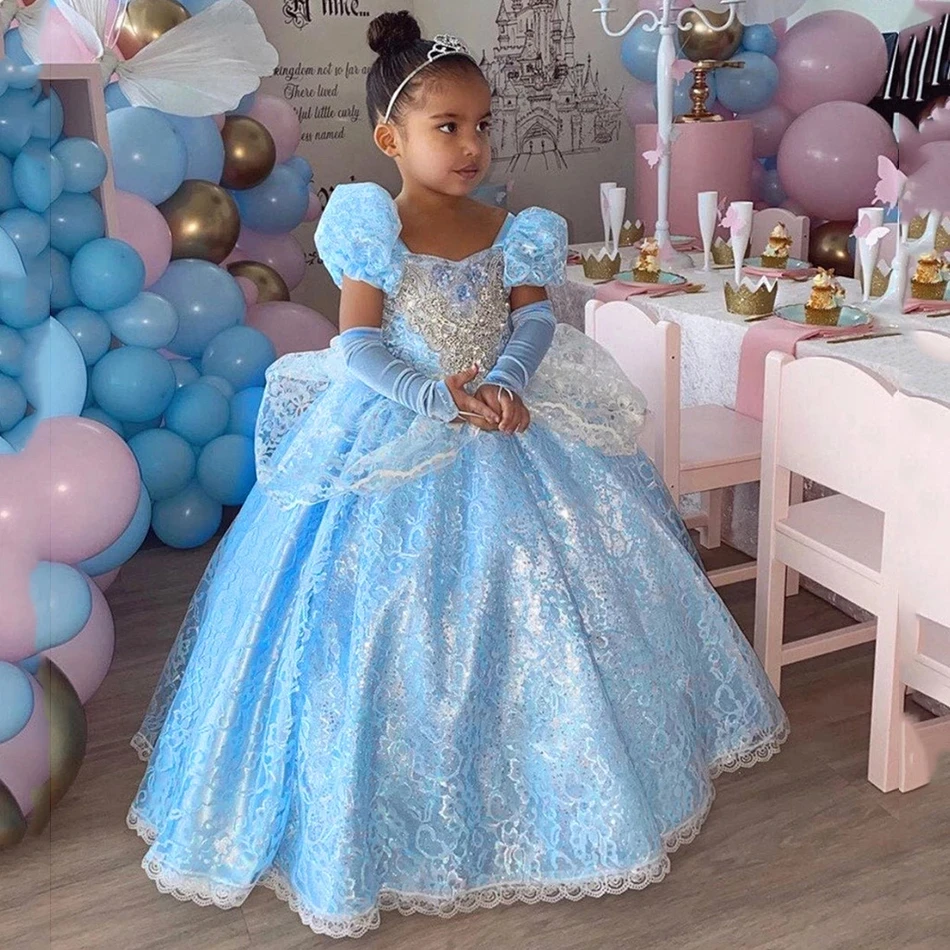 Princess Charm Cinderella Costume Girls Formal Dress