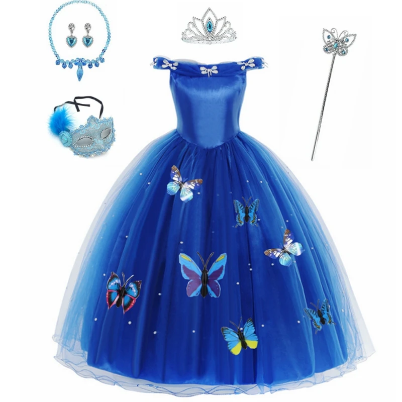 Princess Charm Cinderella Costume Girls Formal Dress