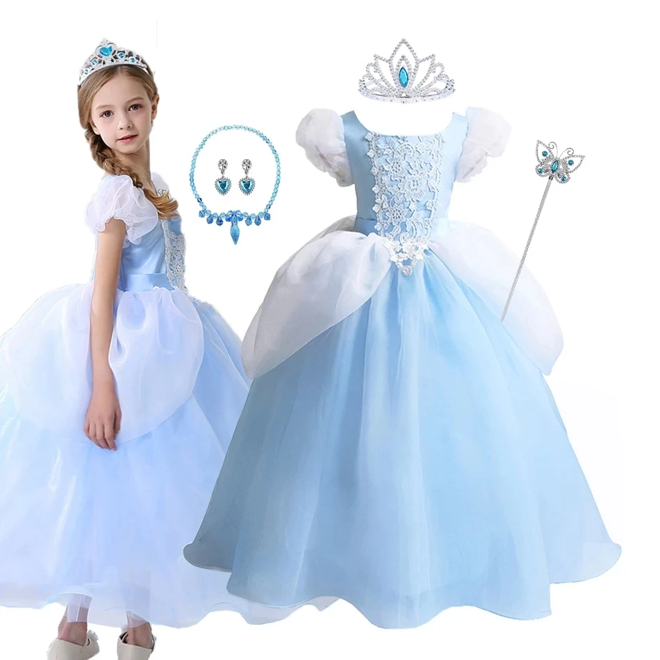 Princess Charm Cinderella Costume Girls Formal Dress