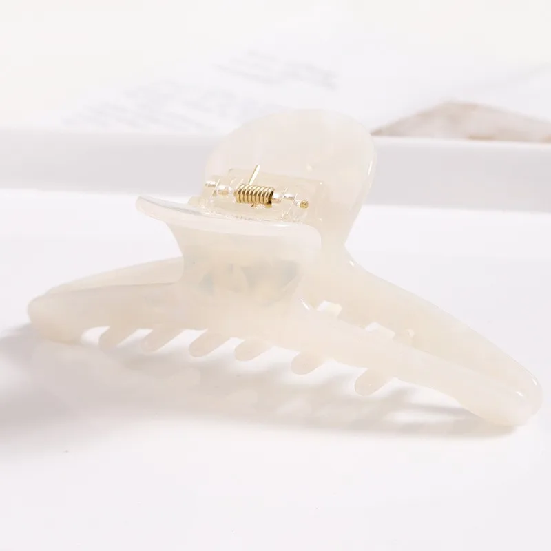 Women Hair Accessories Large Size Fashion Acetate Hair Claws Colourful Ponytail Acetic Claw Clips For Girls