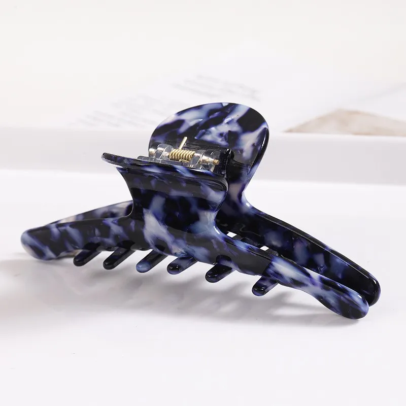 Women Hair Accessories Large Size Fashion Acetate Hair Claws Colourful Ponytail Acetic Claw Clips For Girls