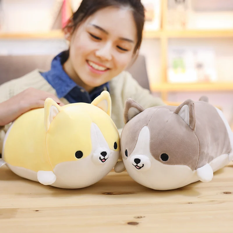 30cm Kawaii Corgi Dog Plush Toy Stuffed Soft Cute Puppy Pillow Doll Appease Toys for Kids Girls Birthday Xmas Gift Home Decor