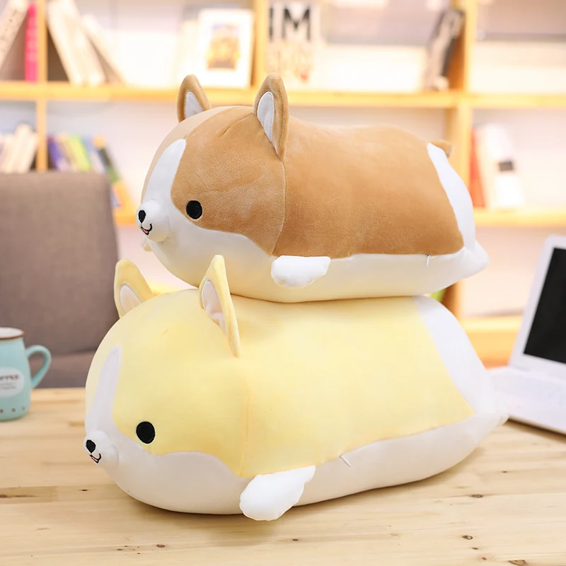 30cm Kawaii Corgi Dog Plush Toy Stuffed Soft Cute Puppy Pillow Doll Appease Toys for Kids Girls Birthday Xmas Gift Home Decor