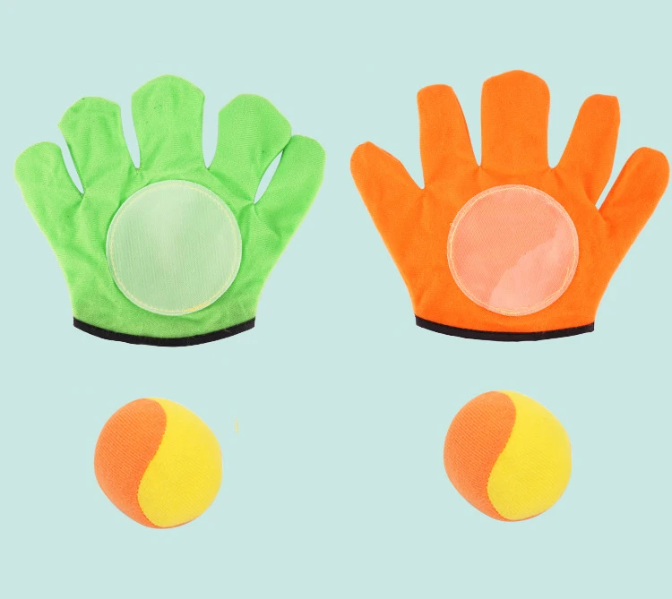 Kids Sucker Sticky Ball Toy Outdoor Sports Catch Ball Game Set Throw And Catch Parent-Child Interactive Outdoor Toys WYW