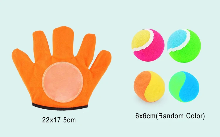 Kids Sucker Sticky Ball Toy Outdoor Sports Catch Ball Game Set Throw And Catch Parent-Child Interactive Outdoor Toys WYW