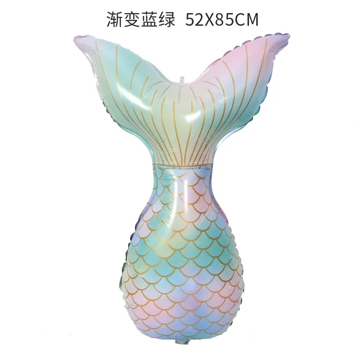 Mermaid ocean Marine life theme Party Balloons Birthday Party Decorations Baby Shower Decor Helium Globos