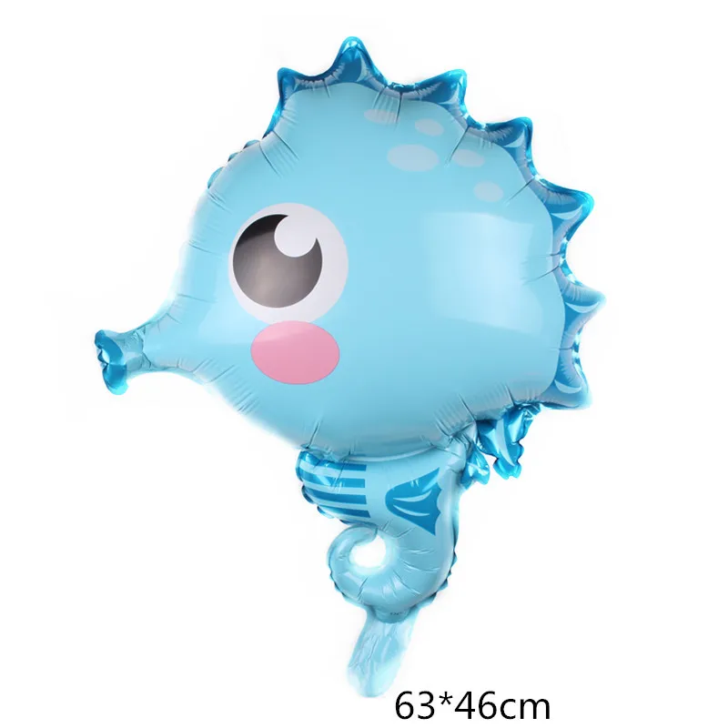 Mermaid ocean Marine life theme Party Balloons Birthday Party Decorations Baby Shower Decor Helium Globos