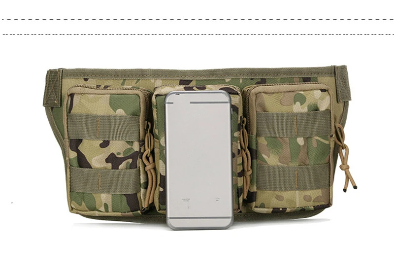 Tactical Men Waist Pack Hiking Waist Bag Outdoor Hunting Sports Bags Climbing Camping Fan Battlefield Fight Tactical Package