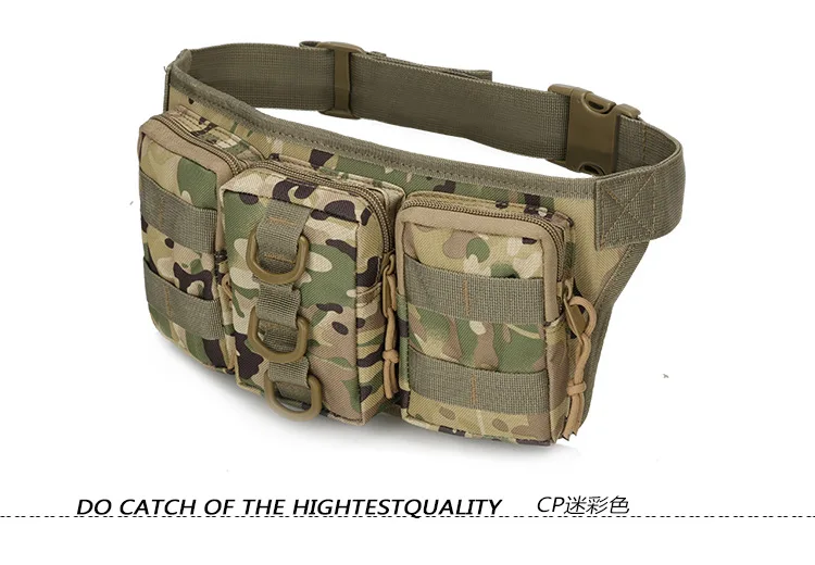 Tactical Men Waist Pack Hiking Waist Bag Outdoor Hunting Sports Bags Climbing Camping Fan Battlefield Fight Tactical Package