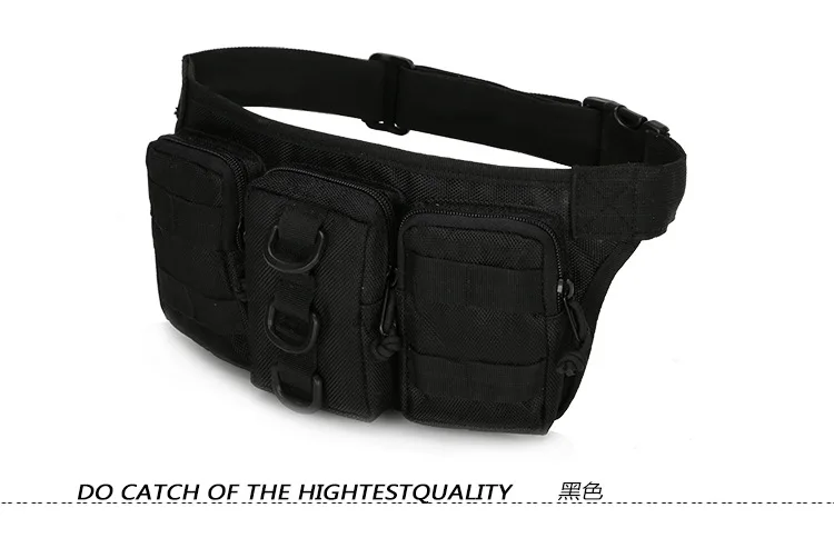 Tactical Men Waist Pack Hiking Waist Bag Outdoor Hunting Sports Bags Climbing Camping Fan Battlefield Fight Tactical Package