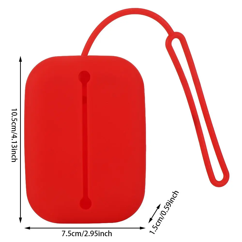 Hot New Creative gift silicone key case, multi-function drawstring silicone keychain, environmentally friendly silicone key case