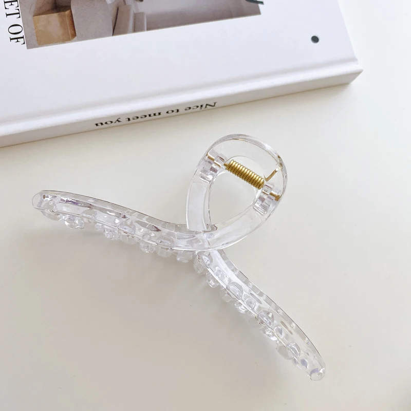2026 New Elegant Hollow Hair Claw for Women Plastic Hair Claw Vintage Hair Clips Headband Hairpin Hair Crab Hair Accessories