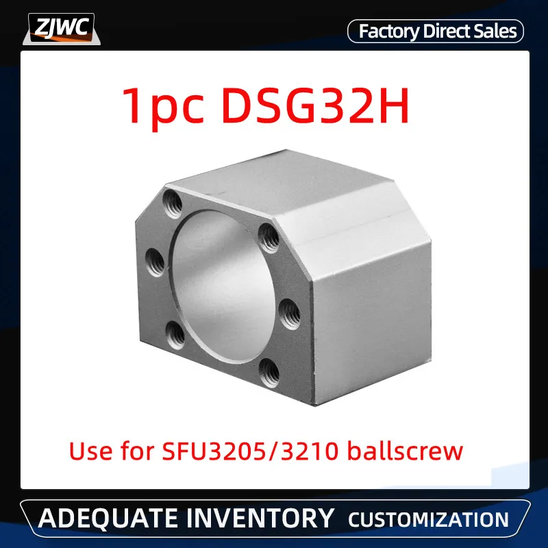 28mm DSG16H Mount Bracket CNC Parts RM1605 Ballscrew Aluminum Nut Housing Bracket Holder Fits For SFU1610/SFU1604/SFU1605