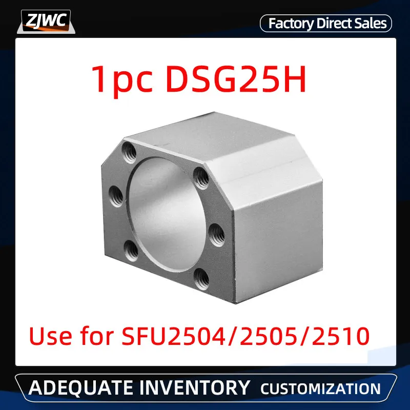 28mm DSG16H Mount Bracket CNC Parts RM1605 Ballscrew Aluminum Nut Housing Bracket Holder Fits For SFU1610/SFU1604/SFU1605