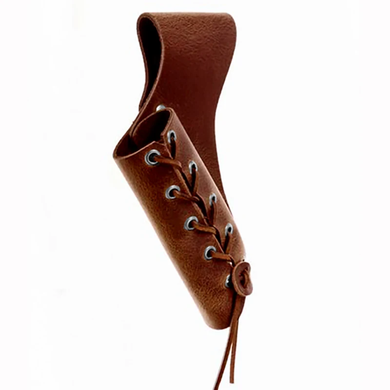 Vintage PU Leather Sword Sheath Axe Blade Holder Waist Belt Lanyard Accessories Medieval Renaissance New Cosplay Prop