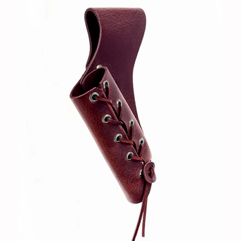 Vintage PU Leather Sword Sheath Axe Blade Holder Waist Belt Lanyard Accessories Medieval Renaissance New Cosplay Prop