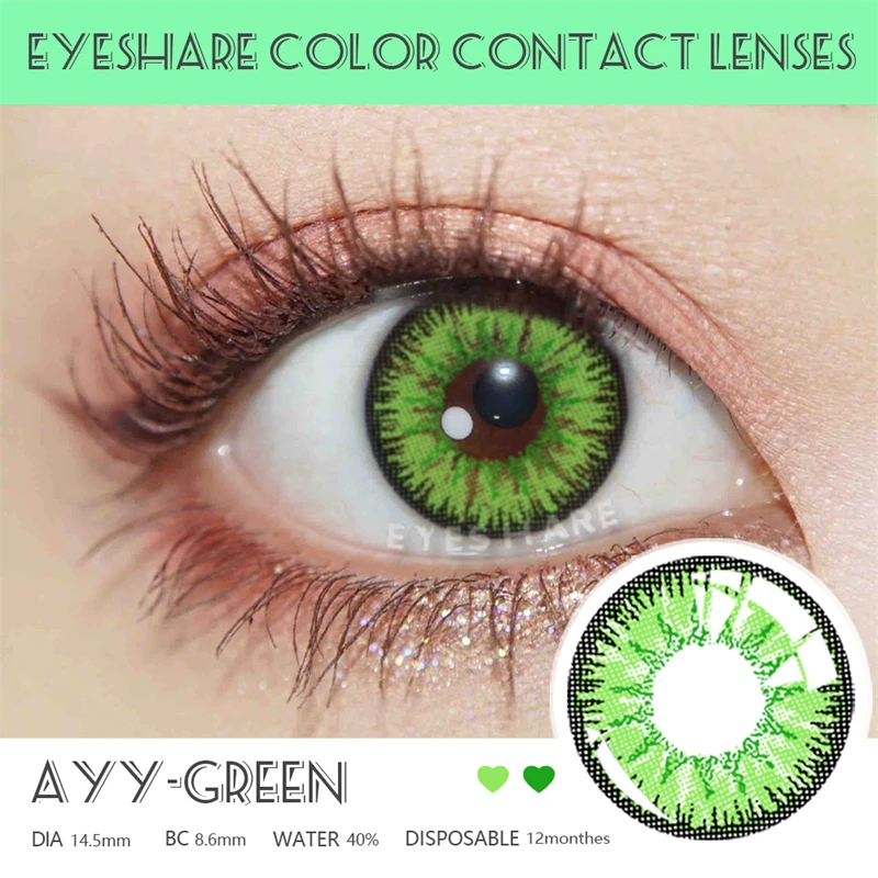 EYESHARE 1Pair Color Contact Lenses For Eyes Anime Cosplay Colored Lense Blue Red Multicolored Lenses Contact Lens Beauty Pupils