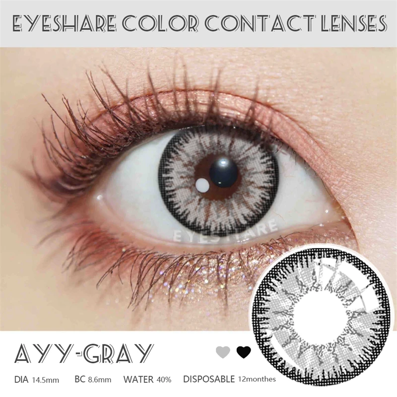EYESHARE 1Pair Color Contact Lenses For Eyes Anime Cosplay Colored Lense Blue Red Multicolored Lenses Contact Lens Beauty Pupils