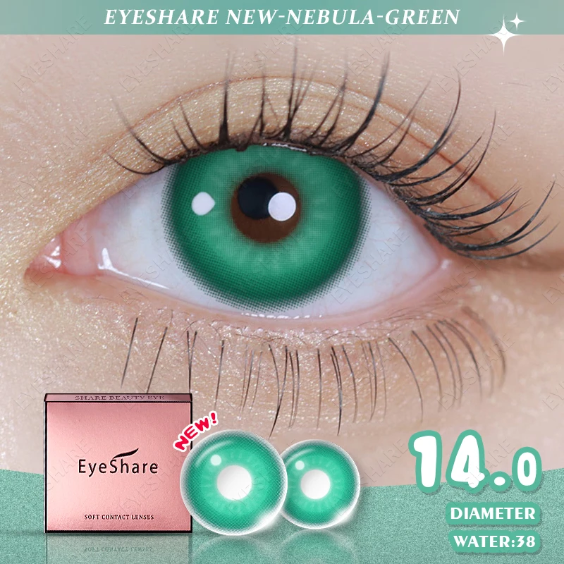 EYESHARE 1Pair Color Contact Lenses For Eyes Anime Cosplay Colored Lense Blue Red Multicolored Lenses Contact Lens Beauty Pupils