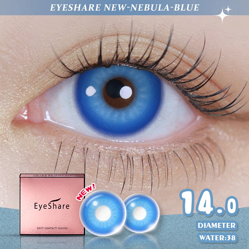 EYESHARE 1Pair Color Contact Lenses For Eyes Anime Cosplay Colored Lense Blue Red Multicolored Lenses Contact Lens Beauty Pupils
