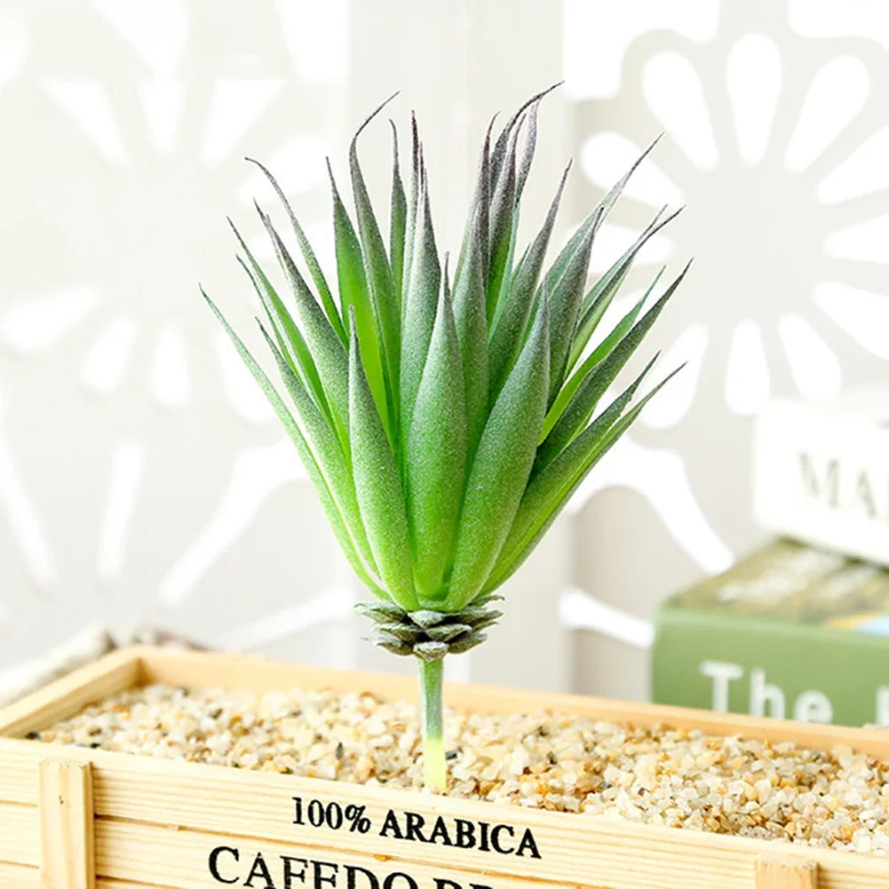 DIY Artificial Succulent Flocked Plant Fake Cactus Home Gardens Bedroom Office Outside Decor Fake Plant Desktop Small Bonsai New