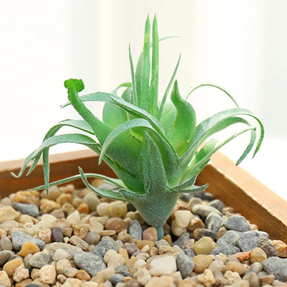 DIY Artificial Succulent Flocked Plant Fake Cactus Home Gardens Bedroom Office Outside Decor Fake Plant Desktop Small Bonsai New