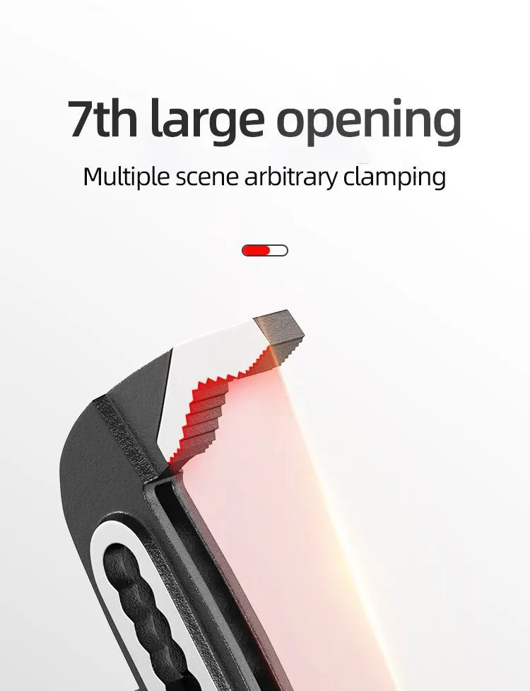 Heavy Duty Pipe Wrenches Set Multifunctional Adjustable Opening Water Pipe Clamp Pliers Hand Repair Tool for Plumber