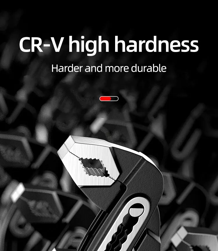 Heavy Duty Pipe Wrenches Set Multifunctional Adjustable Opening Water Pipe Clamp Pliers Hand Repair Tool for Plumber