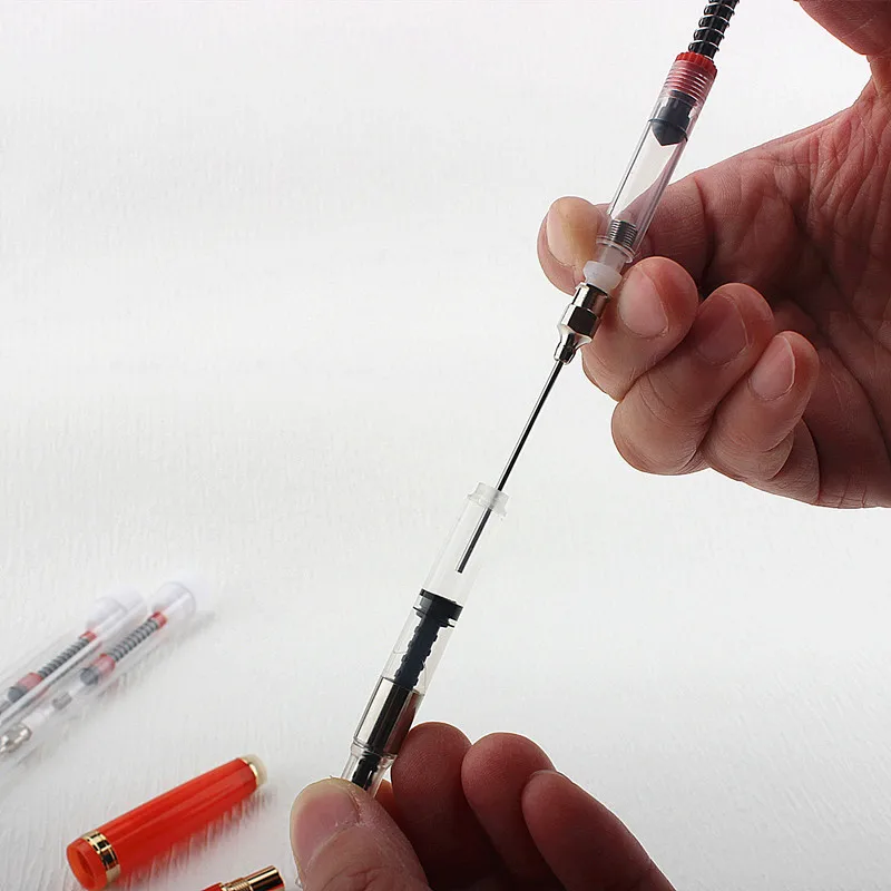 1Pc Fountain Pen Spring Filler Ink Auxiliary Absorber Ink Syringe Tool High Quality