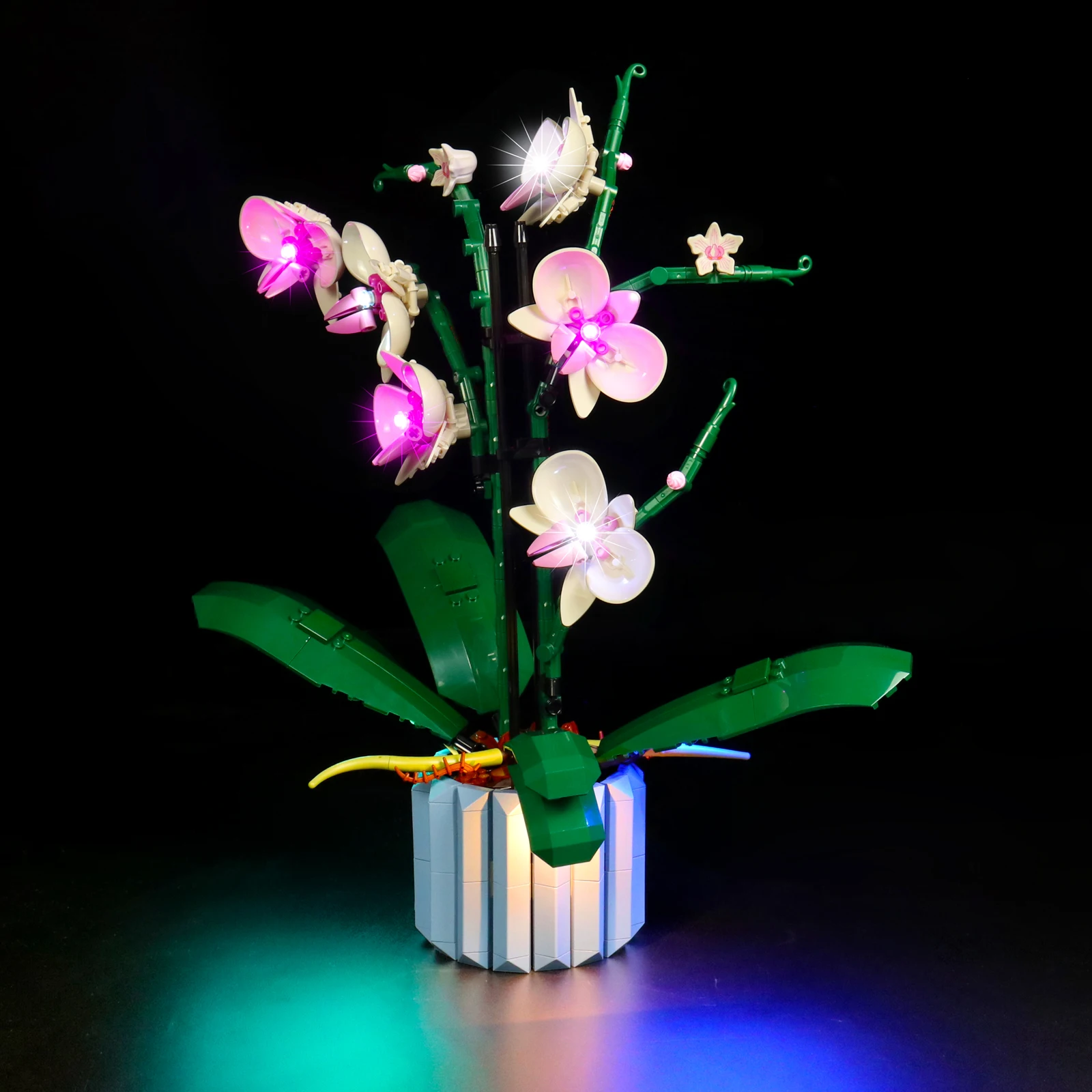 Lazishi LED Light For 10311 Orchid Lighting DIY Toys (Not Include the Model)