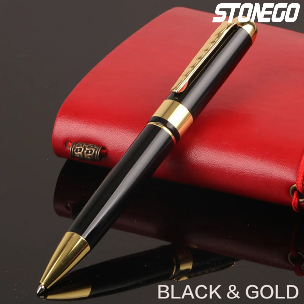 STONEGO Twist Business Ballpoint Pen Smooth Writing Roller Ball Pen Elegant Curves Pen Signature Pen