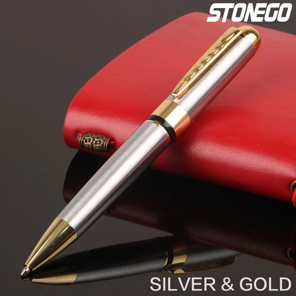 STONEGO Twist Business Ballpoint Pen Smooth Writing Roller Ball Pen Elegant Curves Pen Signature Pen