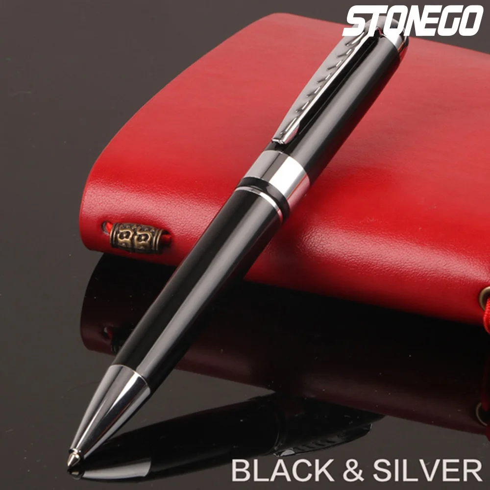STONEGO Twist Business Ballpoint Pen Smooth Writing Roller Ball Pen Elegant Curves Pen Signature Pen