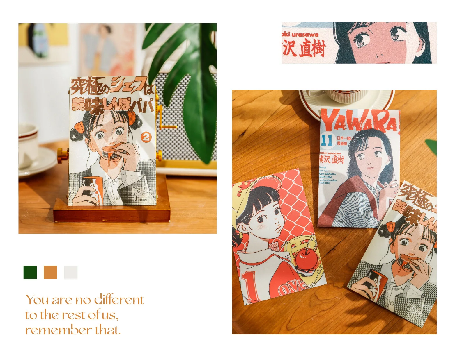 Japanese Showa Vintage Cartoon Girl Postcard Cute Photo Props Room Background Wall Creative Diy Kawaii 30 Sheets Free Sticker