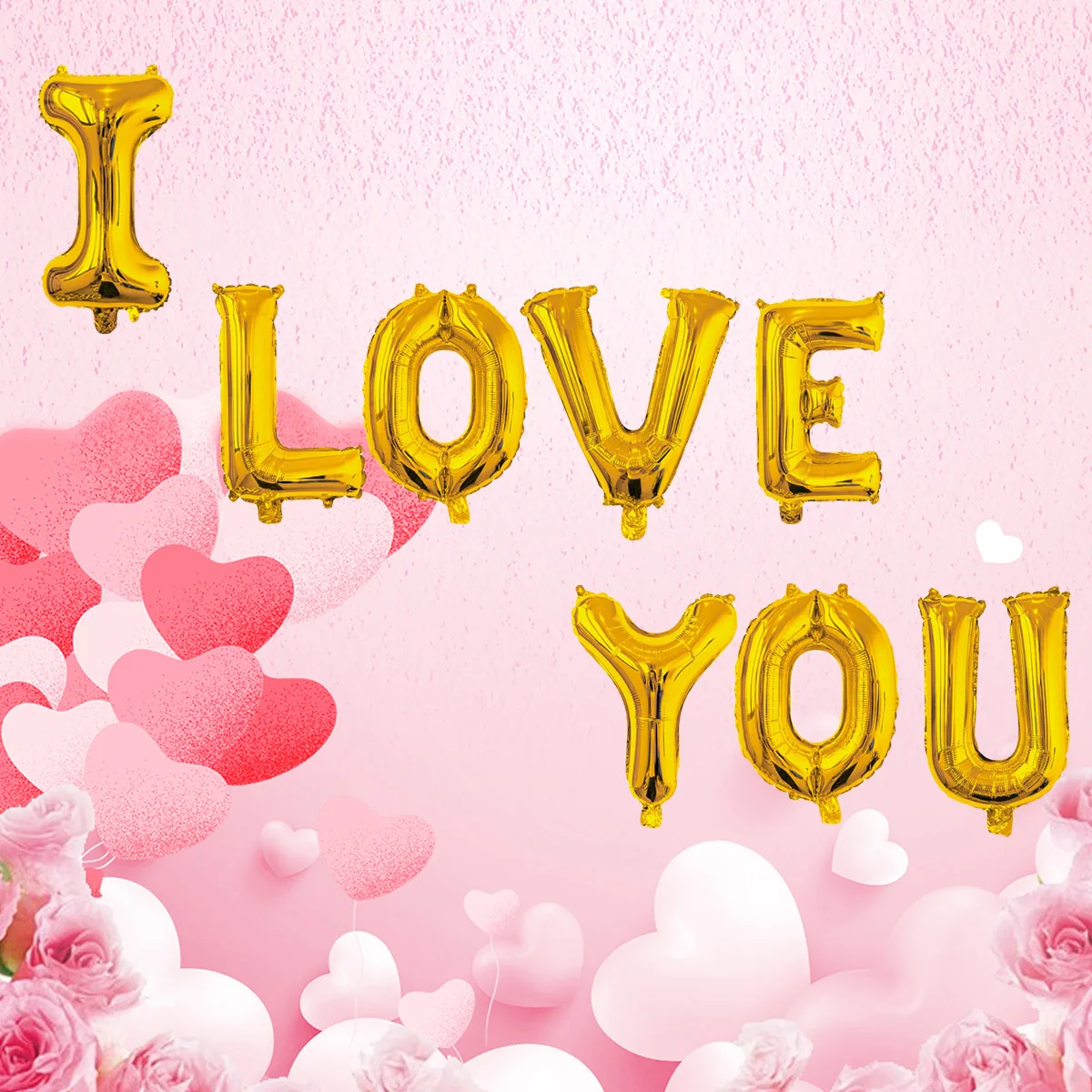 10pcs 18 Inch I LOVE You Heart Balloons Wedding Valentine's Day Decorations Marriage Propose Globos Wedding Balloon