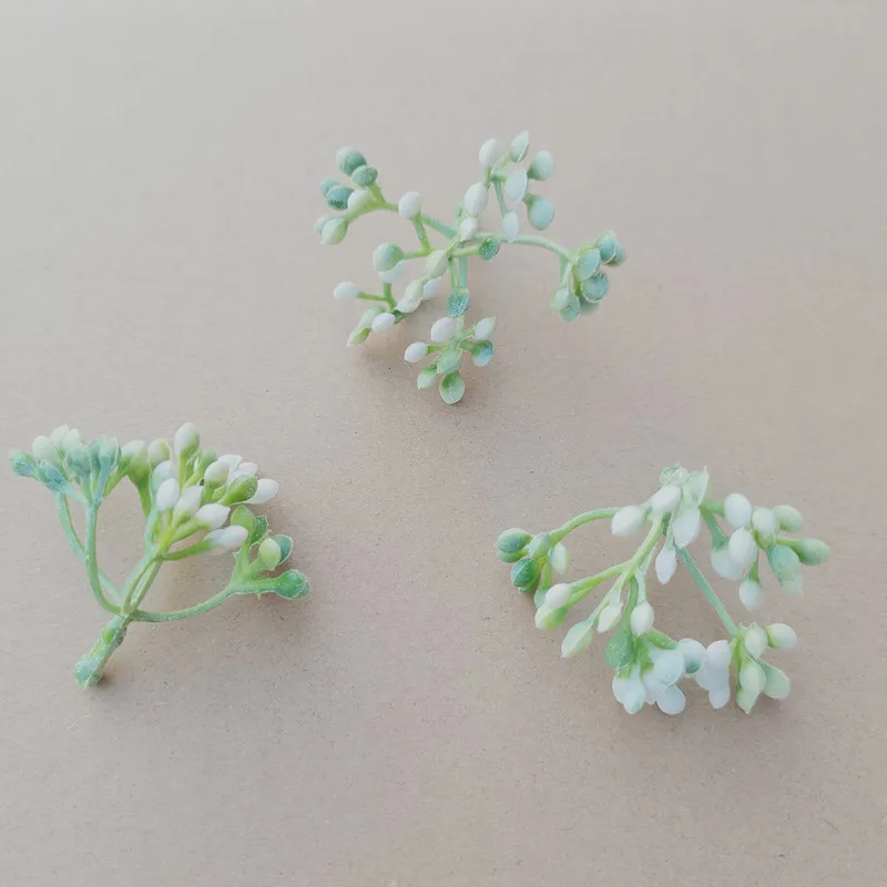 50 pcs Artificial Plants Berries Stamens For Wedding Home Party Christmas Decorations DIY Bouquet Desktop Decoration Scrapbook