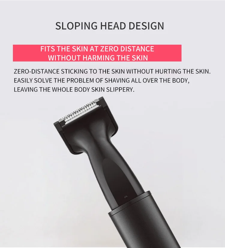 Electric Nose Ear Hair Trimmer for Men Painless Rechargeable Eyebrows Beard Hair Clipper Shaver 3 in 1 Nose Hair Trimmer