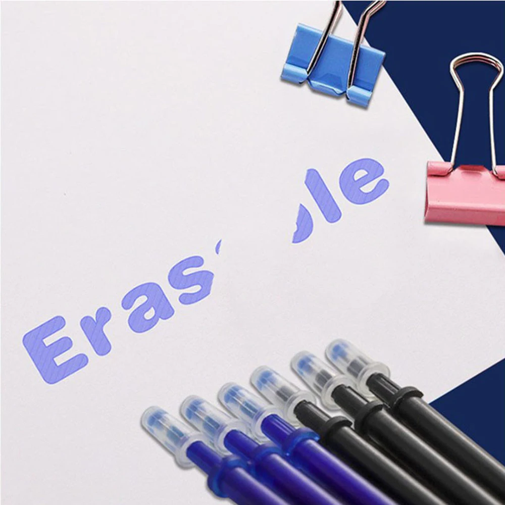 Erasable Gel Pen Set, 2pcs Erasable Pen 20 Erased Pen Refills and 1 Eraser