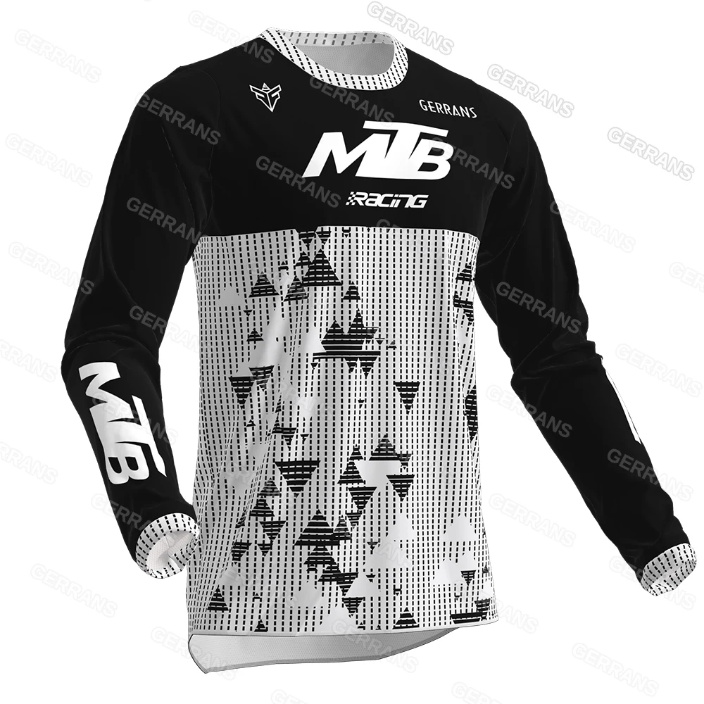 2025 Motocross Shirt Long Sleeve Men Downhill Jersey Off-Road Bicycle Racing T-Shirt Quick Dry Cycling Enduro Gerrans Mtb Jersey