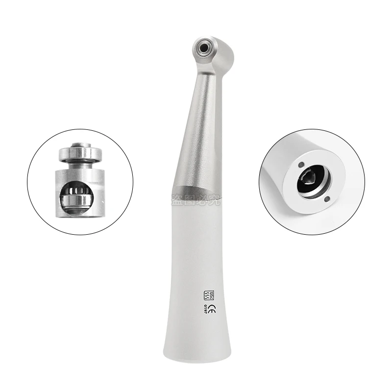 FX Style Low Speed Contra Angle Handpiece 20,000rpm Push Button 1:1 Direct Drive Gear Ratio Apply for CA Burs ø2.35mm