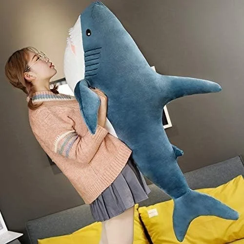 Shark Toy Soft Stuffed Sea Animal Accompany Pillow High Quality Gifts For Birthday Children Boys Party Decor