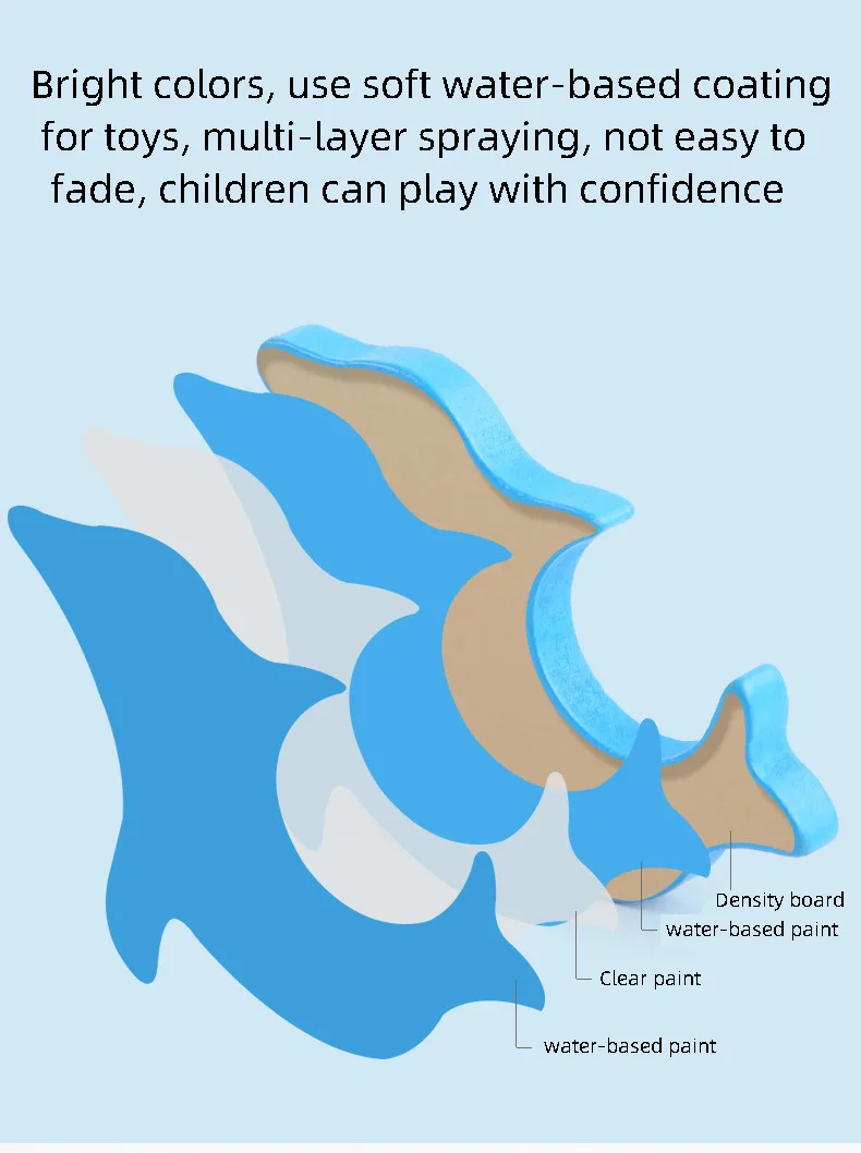 Children Montessori Wooden Toys Block Cartoon Animal Three-dimensional Jigsaw Puzzle Early Education Grab Board 3d Puzzle Toys