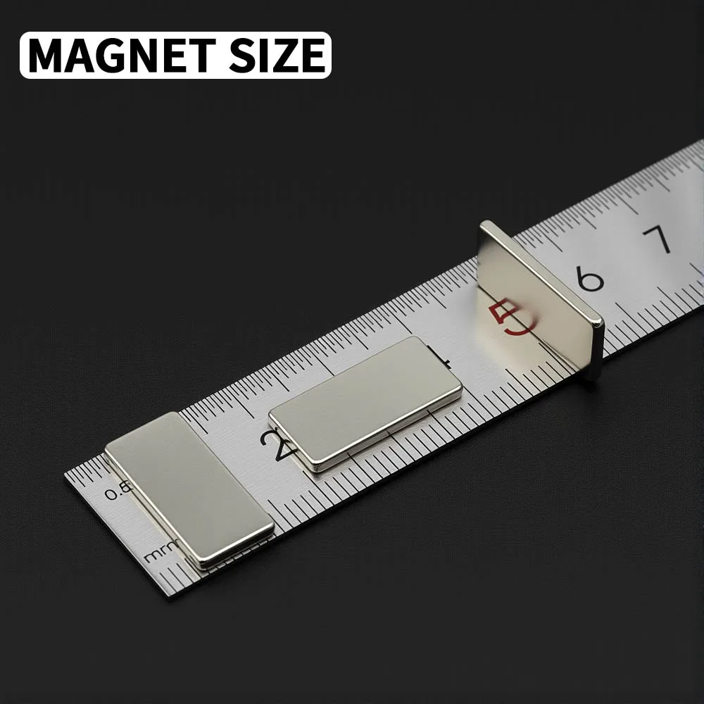 20x10x2mm Powerful Neodymium Magnet N35 NdfeB Permanent Magnetic imanes Block Super Strong Fridge Magnets DIY