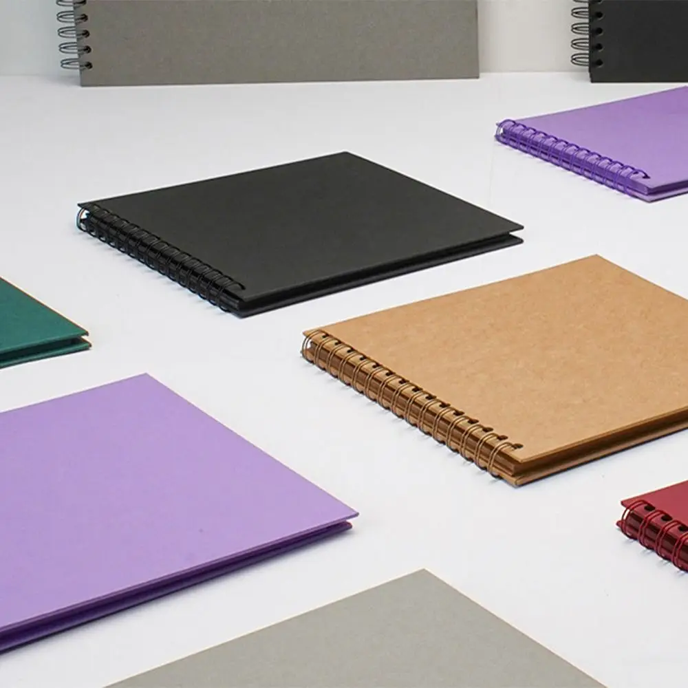 DIY Handmade Kraft Paper Scrapbook Creative Simple Commemorative Album Graffiti Multifunction Card Book Friends