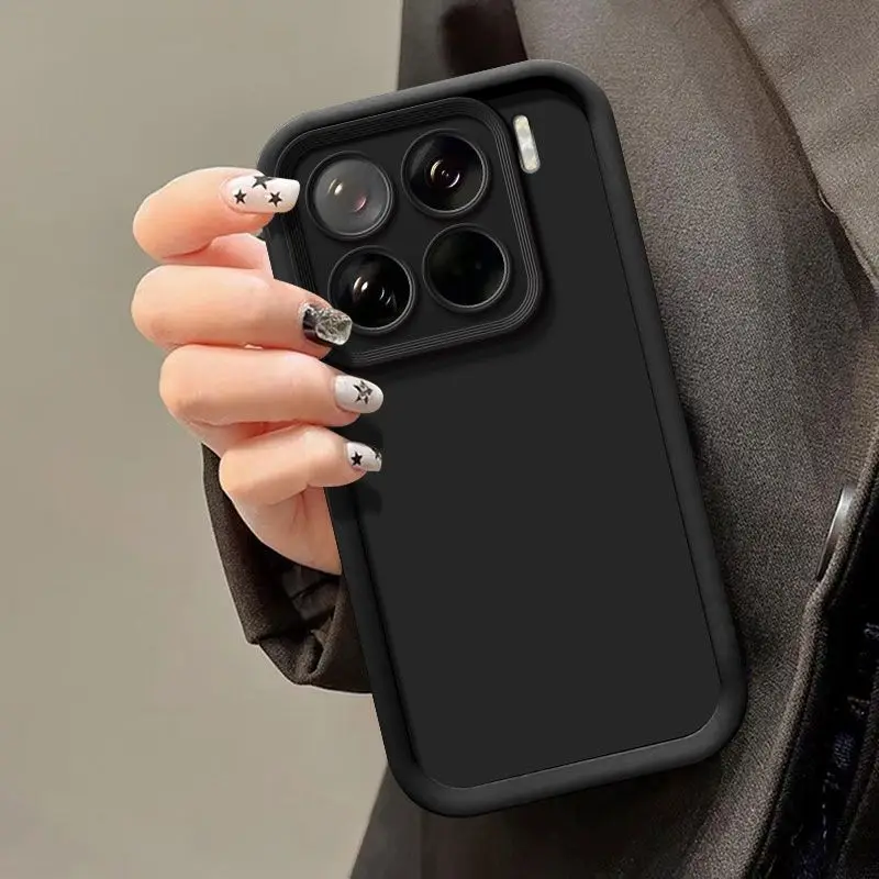 For Xiaomi 15T Pro Mi 17T Pro Camera Lens Protection TPU Black Case For Xiaomi 17 Max Soft Silicone Shockproof Phone Cover