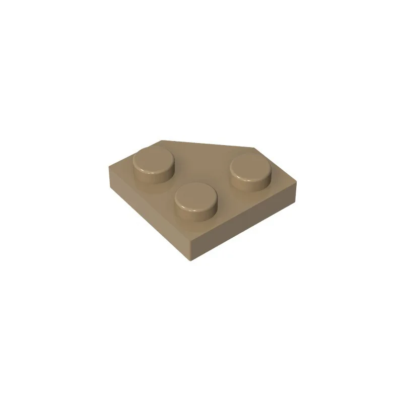10PCS 26601 Wedge Plate 2x2 Cut Corner Block Moc Compatible with Brick DIY Children's Toy Assembly Part