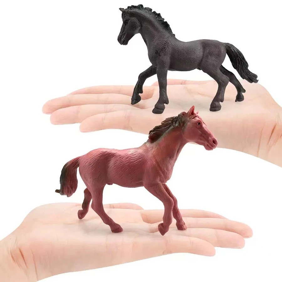 Horse ModeFigurine Plastic Farm Animals Toy Horses Figurines Mustang Appaloosa Fjord Toys Action Figure Kids Gifts Christmas