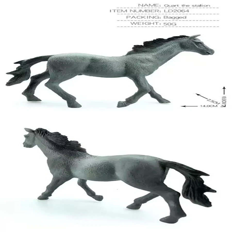 Horse ModeFigurine Plastic Farm Animals Toy Horses Figurines Mustang Appaloosa Fjord Toys Action Figure Kids Gifts Christmas