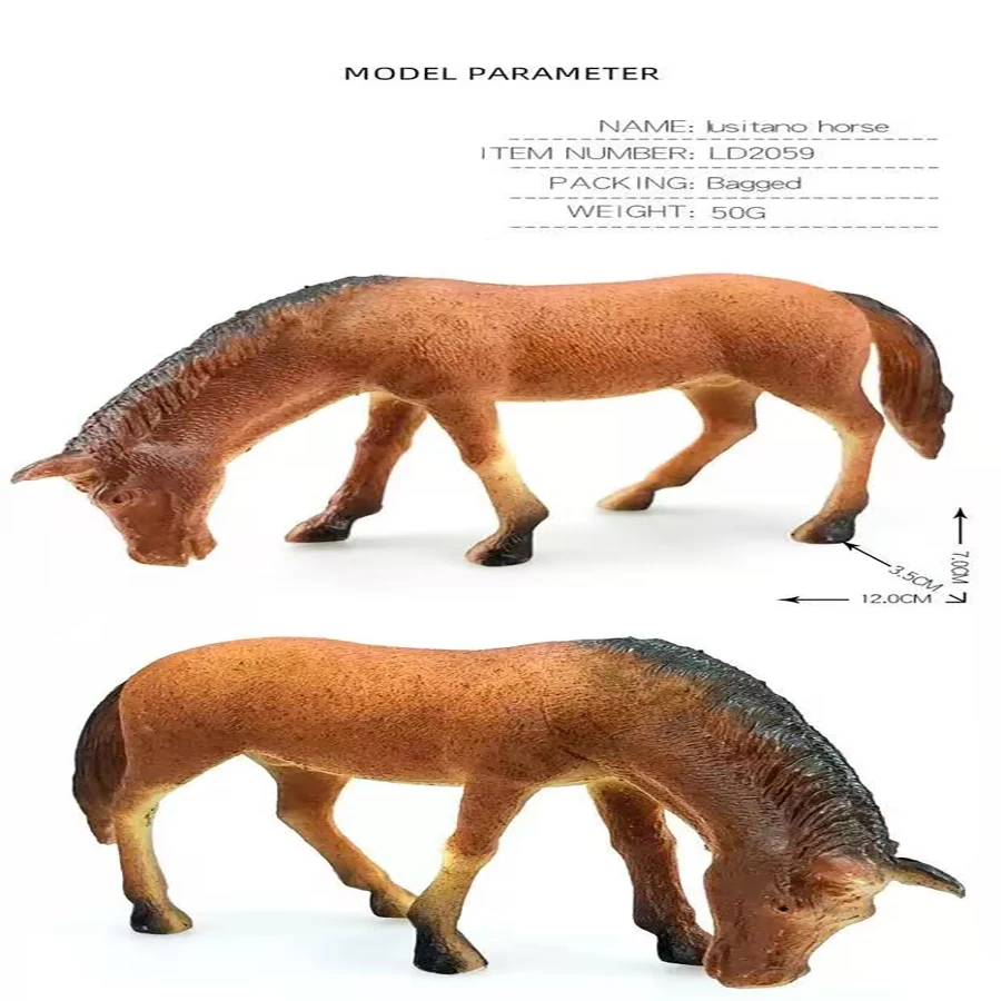 Horse ModeFigurine Plastic Farm Animals Toy Horses Figurines Mustang Appaloosa Fjord Toys Action Figure Kids Gifts Christmas