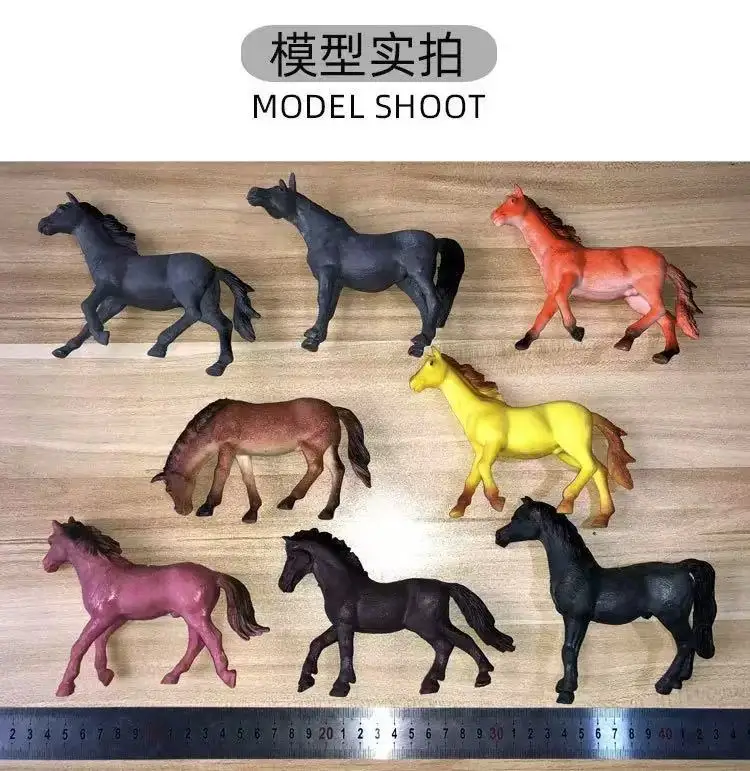 Horse ModeFigurine Plastic Farm Animals Toy Horses Figurines Mustang Appaloosa Fjord Toys Action Figure Kids Gifts Christmas